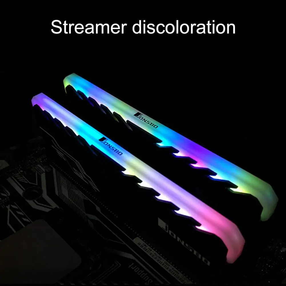 

JONSBO Universal RGB 256 Color Light LED Memory RAM Radiator Cooling Vest Heat Sink for Desktop
