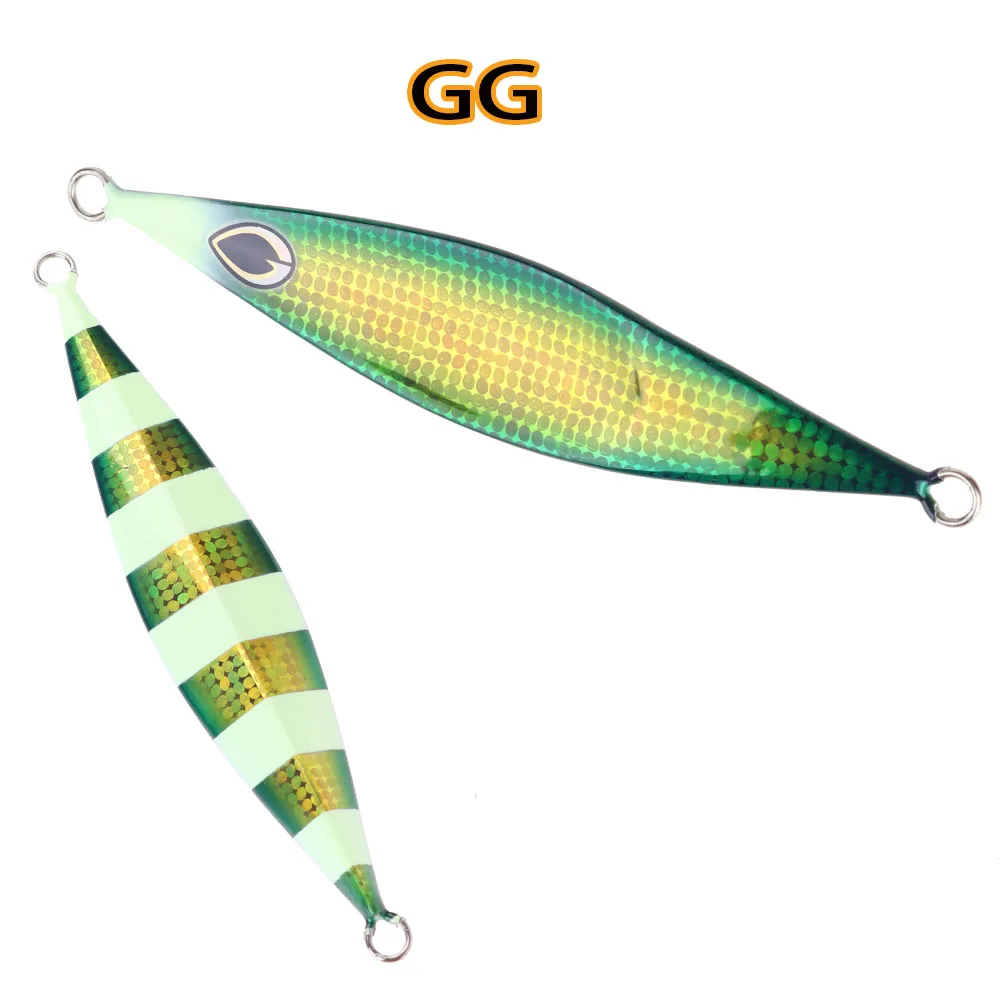 Japan Jig with UV, Slow Metal Jig, Micro Casting Spoon Jig, Artificial Bait Fish, Jigging, Vertical Slow falling Fishing