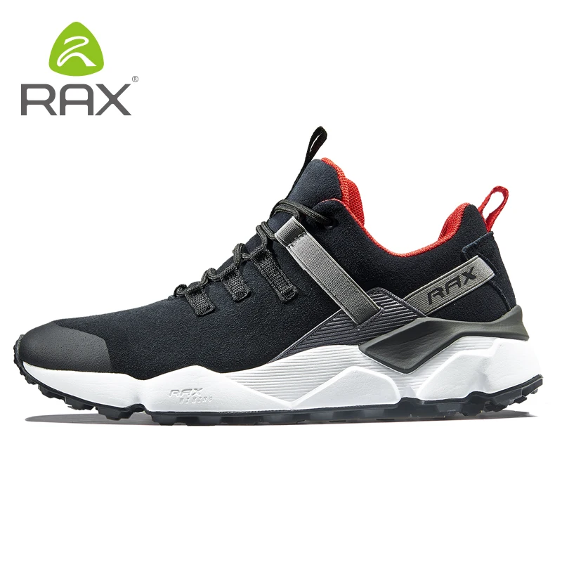 RAX 2017 New Men\'s Suede Leather Waterproof Cushioning Hiking Shoes Breathable Outdoor Trekking Backpacking Travel Shoes For Men