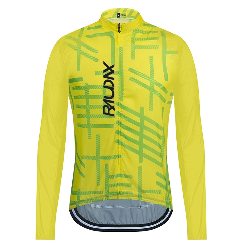 RAUDAX Cycling Jackets Unisex  Bicycle Windproof Cycling Clothing Bike Maillot Sports Long-sleeved Light and Thin Cycling Coats