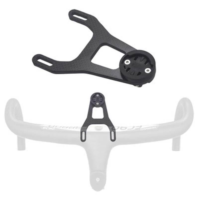 Bicycle Computer Holder Carbon Fiber Bike Code Holder Bracket for Garmin Mount Support 6D 5D Twitter Handlebar for GoPro