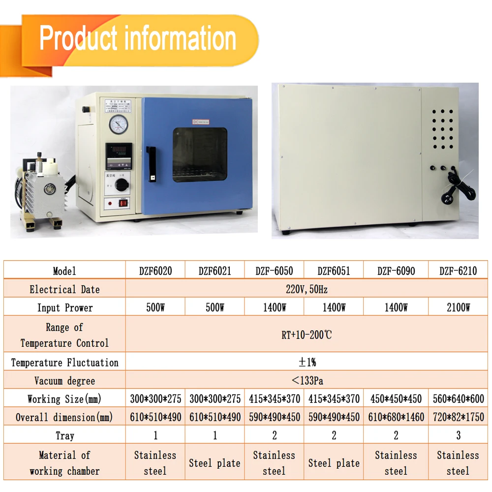 vacuum drying oven hot drying oven manufacturers price