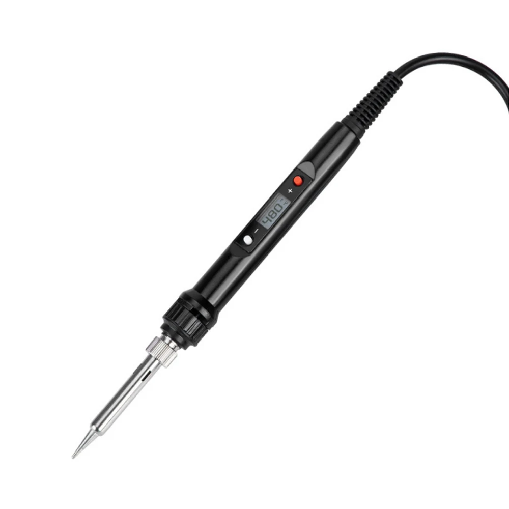80W 110V/220V จอแสดงผล LCD อุณหภูมิปรับ Soldering Iron เคล็ดลับซ่อมบ้านเครื่องมือเชื่อม