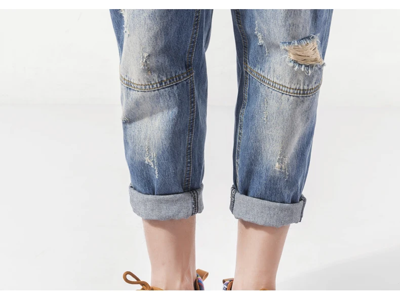 Summer Men Hole Denim Jumpsuit Overalls Short-Sleeved Casual Comfortable Hip-Hop Ripped Jeans Cargo Pants Streetwear Trousers