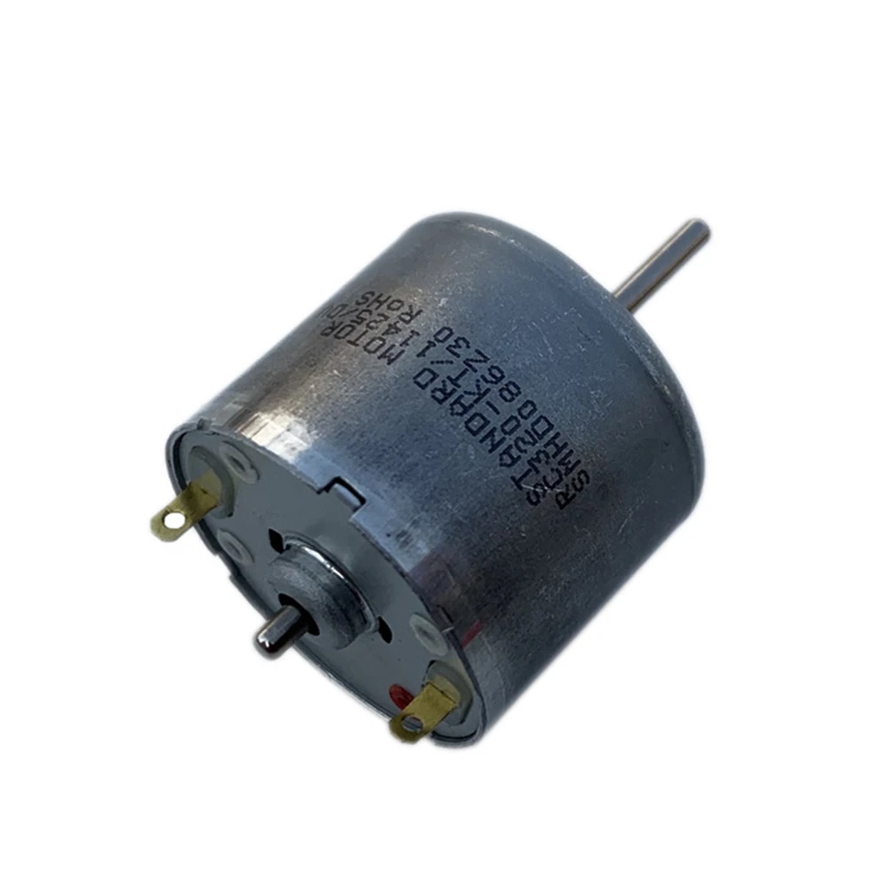 Micro 320 DC Motor Long Shaft Length 15mm Electric 6V 9V 12V High Speed 4100rpm 6200rpm 8300rpm Carbon Brush DIY Fan Model 2