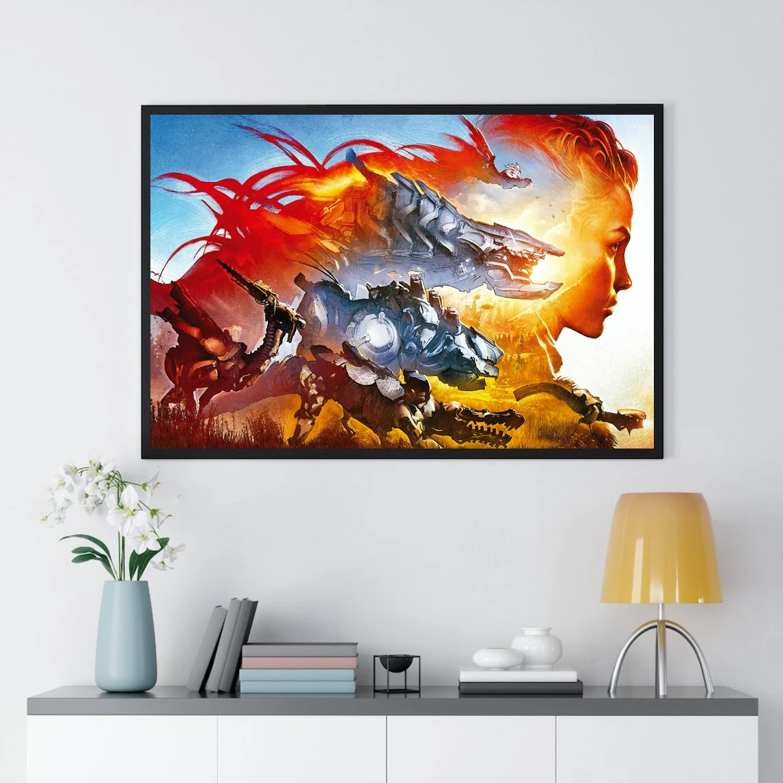 Horizon Zero Dawn Game Poster Wall Art Canvas Painting Bedroom Living Room Home Decoration (No Frame)