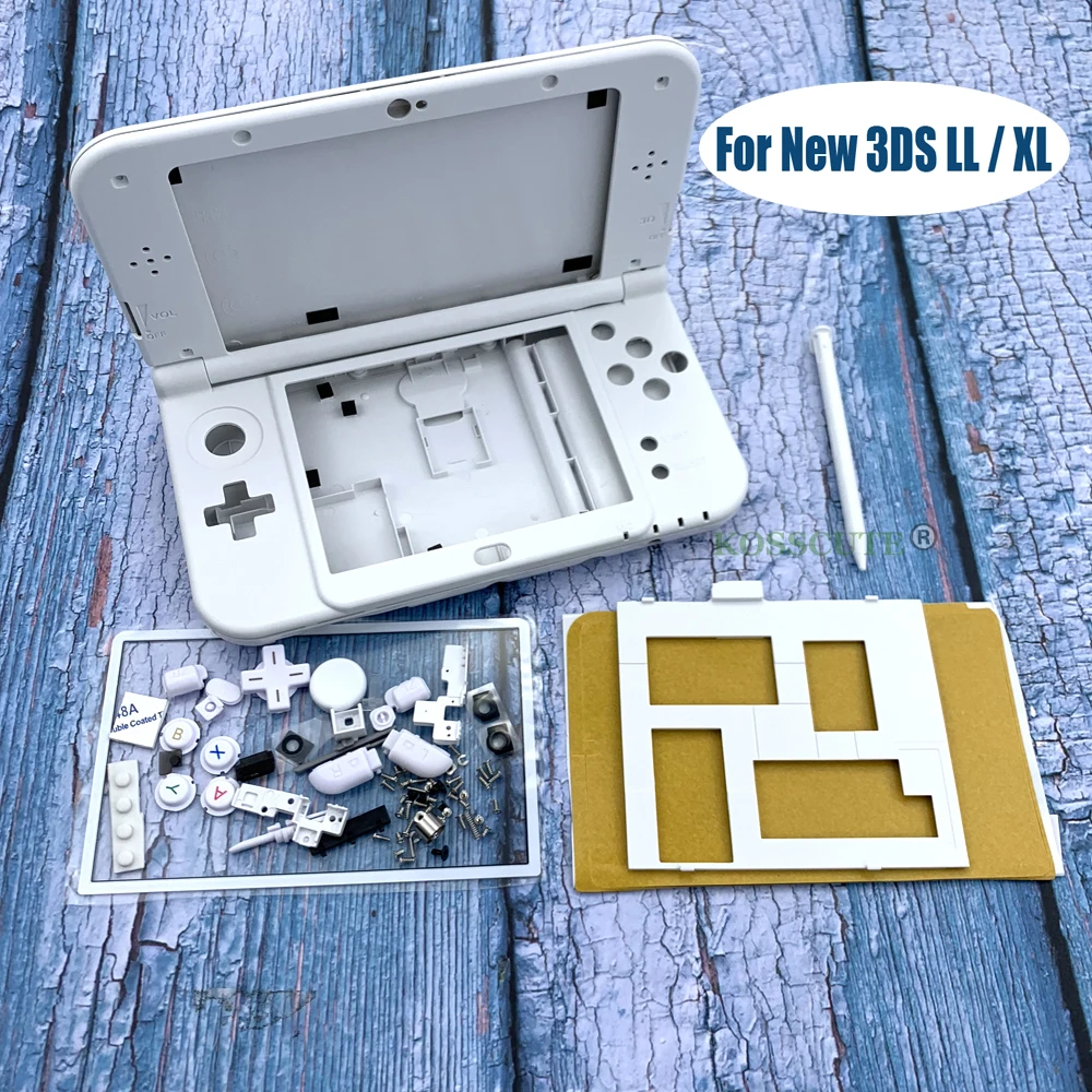 

Полная замена для игровой консоли Nintendo New 3DS LL, чехол для нового корпуса 3DS XL, полный комплект аксессуаров