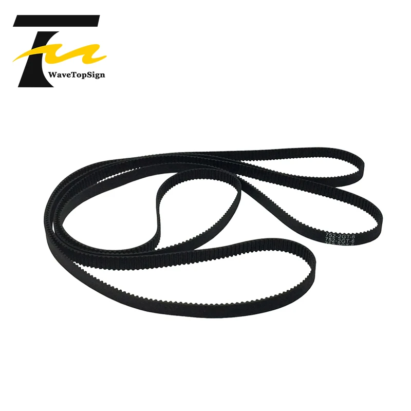 Stampante 3D WaveTopSign 2GT-6mm cinghia sincrona ad anello chiuso cinghia di trasmissione in gomma GT2 circonferenza 110mm 188mm 1220mm