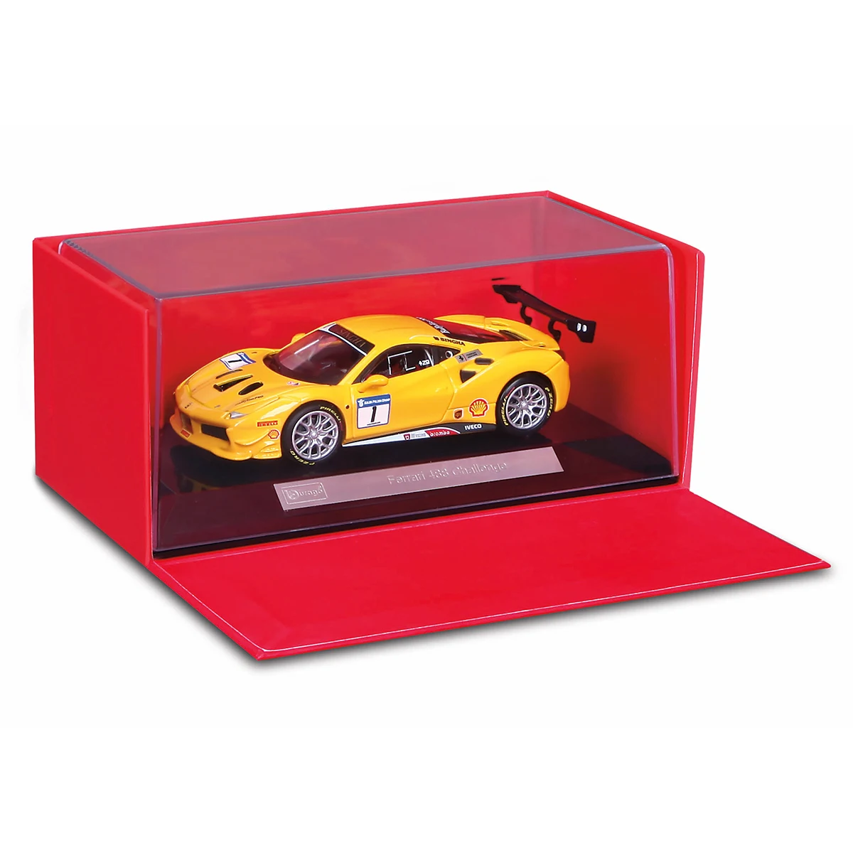 Bburago 1:43 Ferrari 488GTE 312P F430GTC 308GTB 458GT3 488 Challenge Static Die Cast Vehicles Collectible Model Racing Car Toys