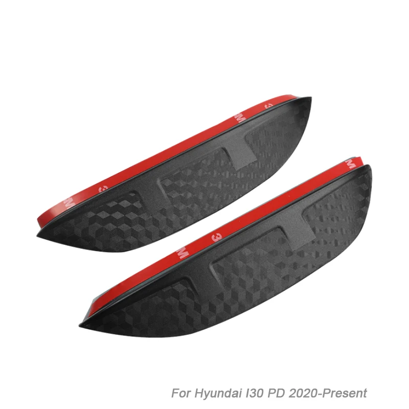 Car-styling For Hyundai I30 PD 2020-Present Carbon Fiber Rearview Mirror Eyebrow Rain Shield Anti-rain Cover Internal Accessory