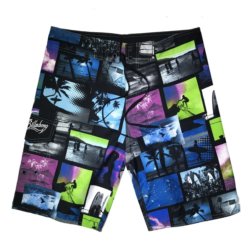2024 New men\'s swimming trunks swimming board shorts beach running shorts Surfing Bermuda board shorts swimsuit beach pants leis