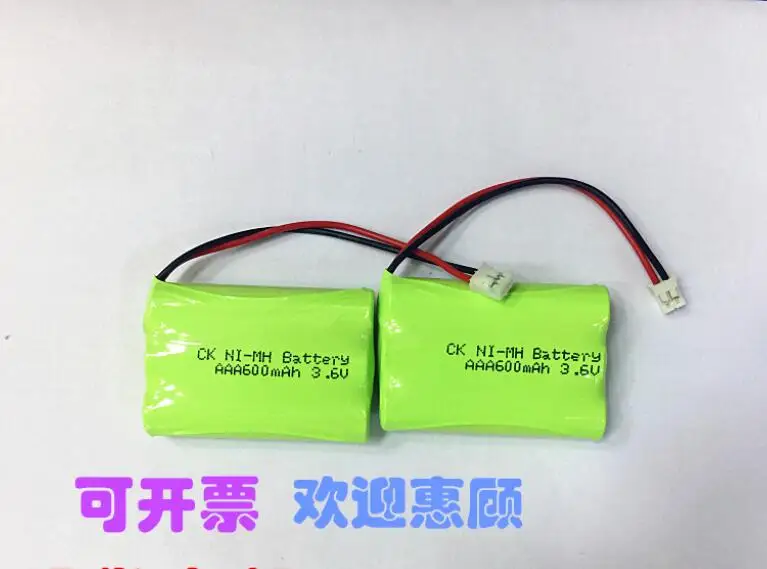 3.6V AAA rechargeable Ni-Mh battery pack 600mah 3A ni-mh nimh baterias cell for toys emergency light cordless phone