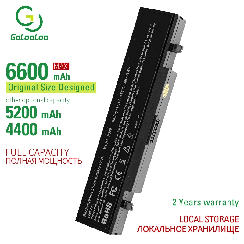 

6Cells New Laptop Battery For Samsung AA-PB9NS6B PB9NC6B R580 R540 R519 R525 R430 R530 RV511 RV411 RV508 R528 Aa Pb9ns6b