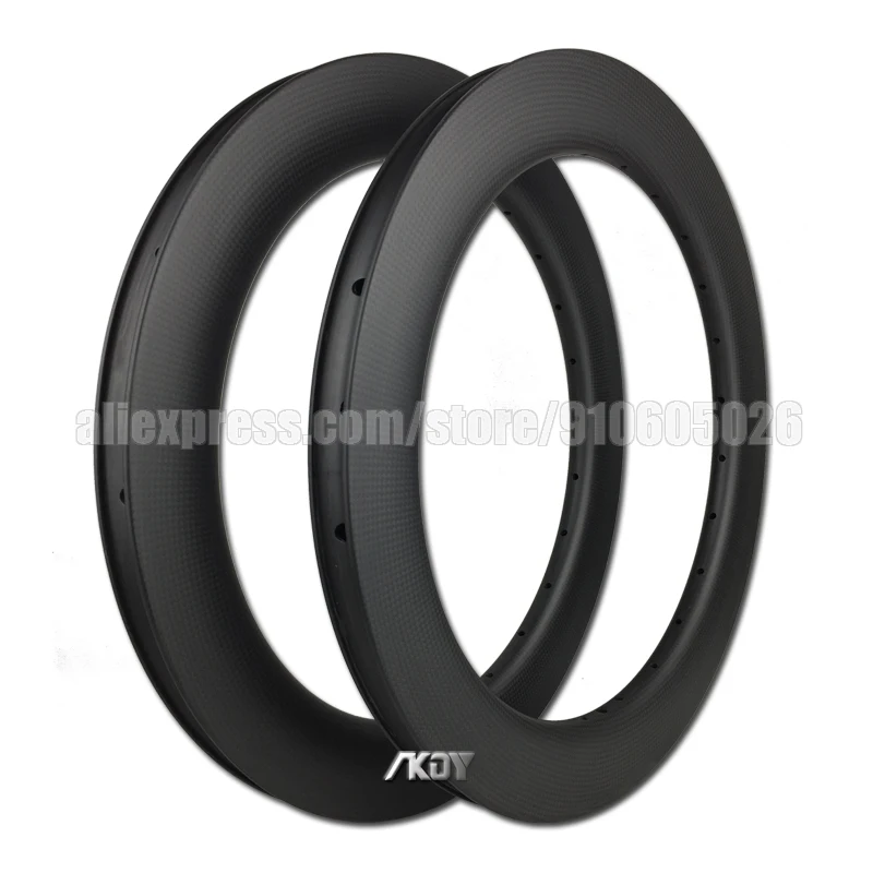 Carbon Fiber Bike Rims 20 Inch 20/24/28/32/36 Hole Clincher Disc Brake Carbon BMX Rims 20 50mm Depth 30mm Width 20\