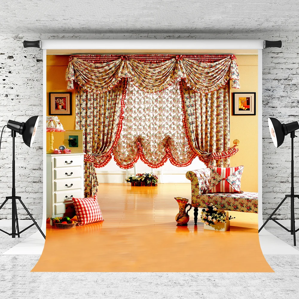 

VinylBDS 2X3M Indoor Wedding Photo Backgrounds Exquisite Decorative Hanging Curtains Hanging Photography Backdrops Photo LK 1275