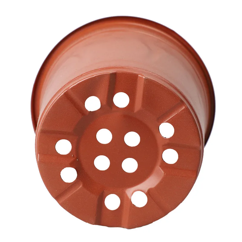 20 Pcs Two color pot disposable seedling raising pot nutrition bowl simple flowerpot plastic Nursery Pots Planting pot