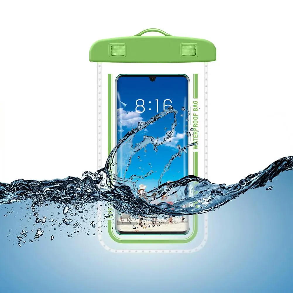 Waterproof Phone Pouch Drift Diving Swimming Bag Underwater Dry Bag Case  For Phone less than 7in' Water Sport Beach Pool Skiing