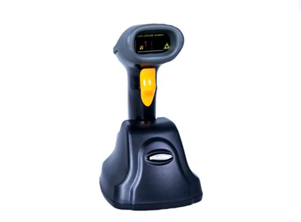 

433 MHZ Wireless Laser Barcode Scanner Barcode Reader Large Codes Memory with Charge