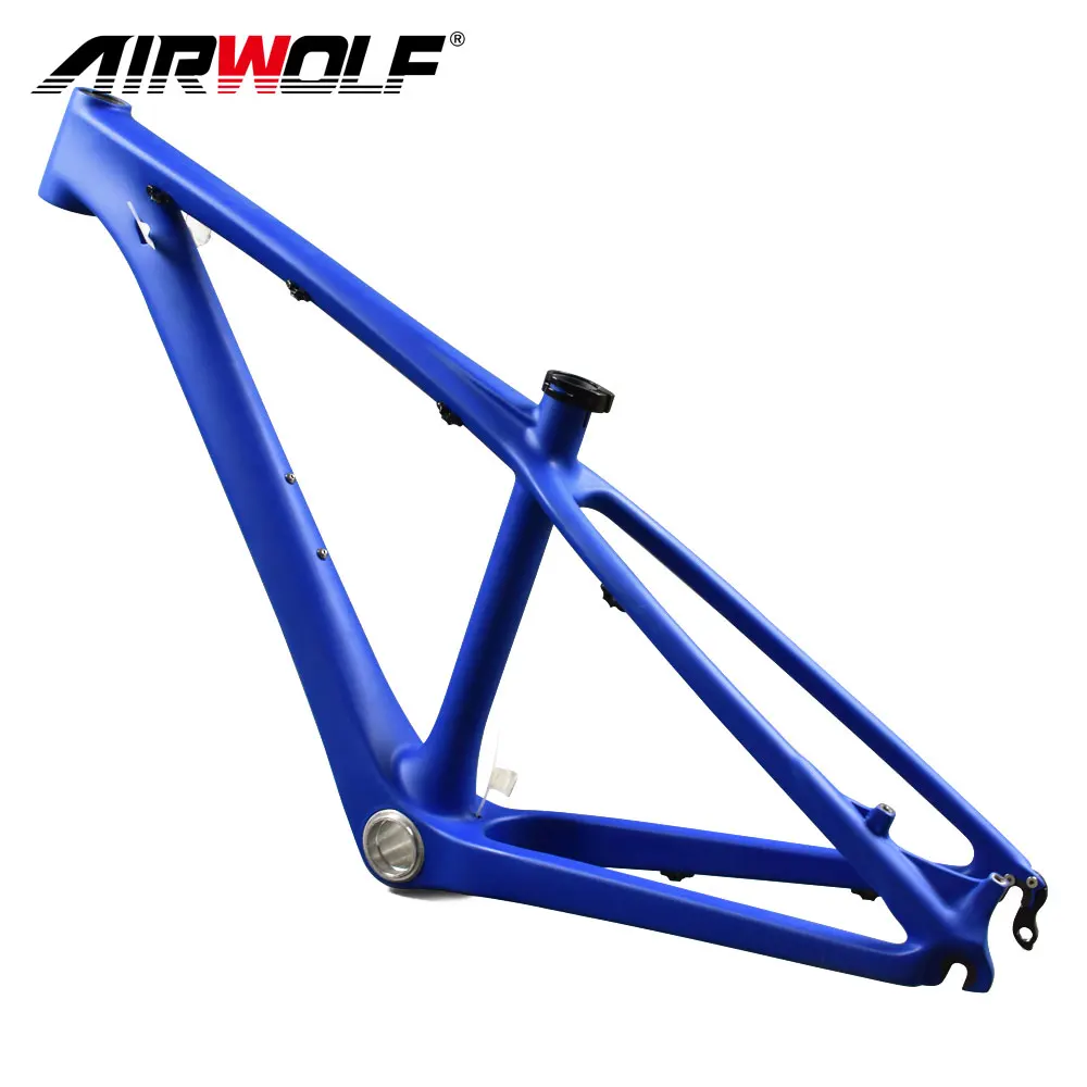 AIRWOLF-Carbon Mountain Bicycle Frame for Kids, T800 Toray, MTB Frameset, Quick Release, 26 in, 14 in, 135*9mm