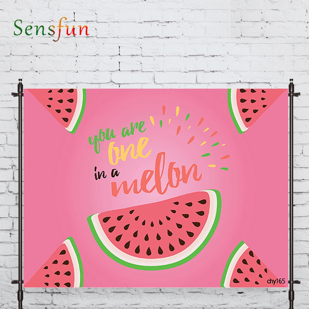 LEVOO Photography Studio Watermelon Summer Fruit Cool Pink New Born Photography Backdrop Camera Fotografica