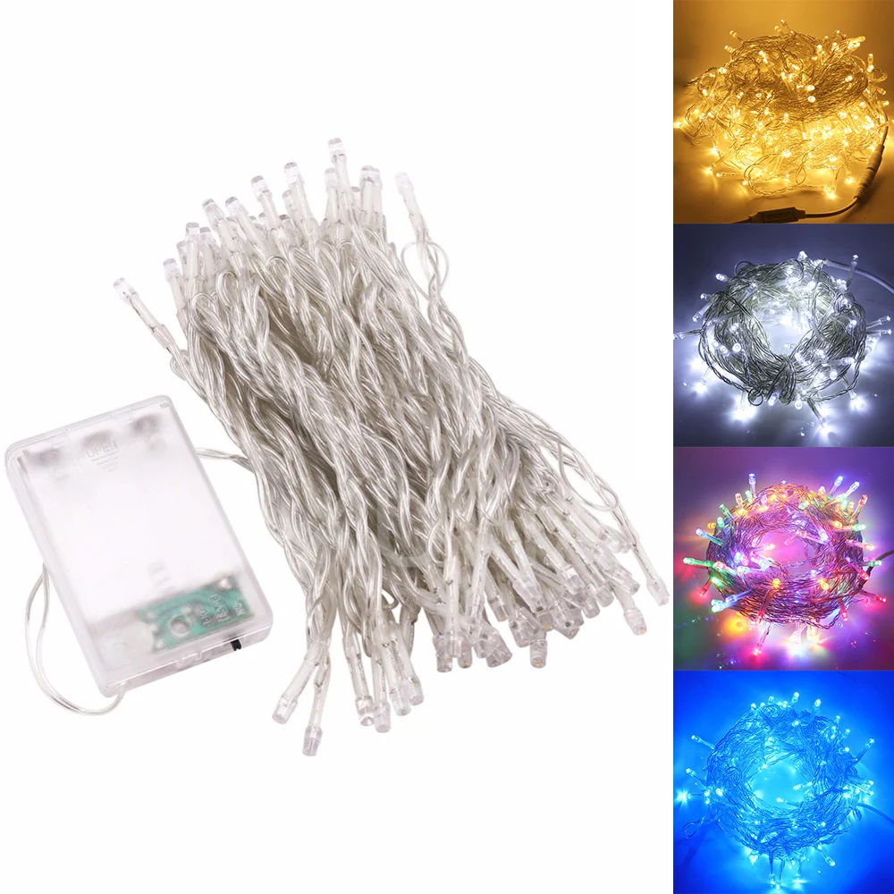 

Fairy String Lights Waterproof AA Batteries Powered Led Lamp For Home Party Wedding Garden Outdoor Decoration