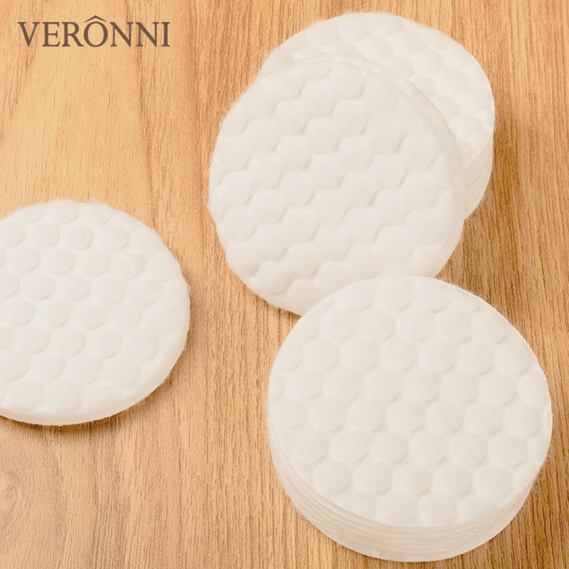 VERONNI Make Up Cosmetic Cotton Pads Wipe Pads Nail Art Cleaning Pads Soft Daily Supplies Facial Cotton Makeup Remover Tool