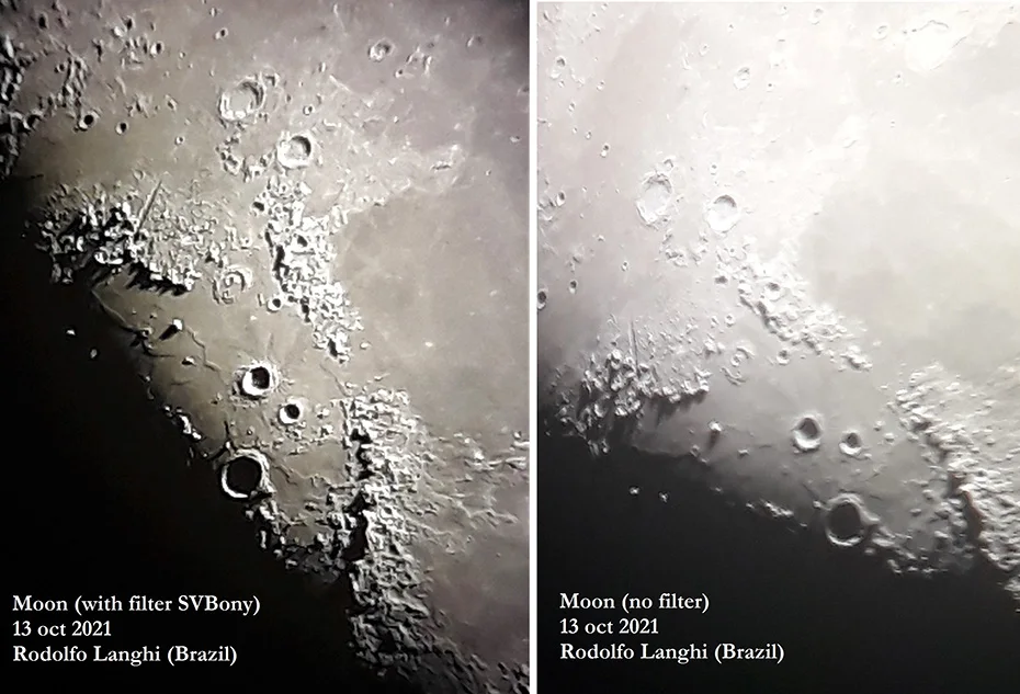Svbony Professioneller Astronomiefilter 1,25'' MOON / UV-IR/CLS-Filter für Astronomie-Teleskop-Okularbeobachtungen – Detail 22