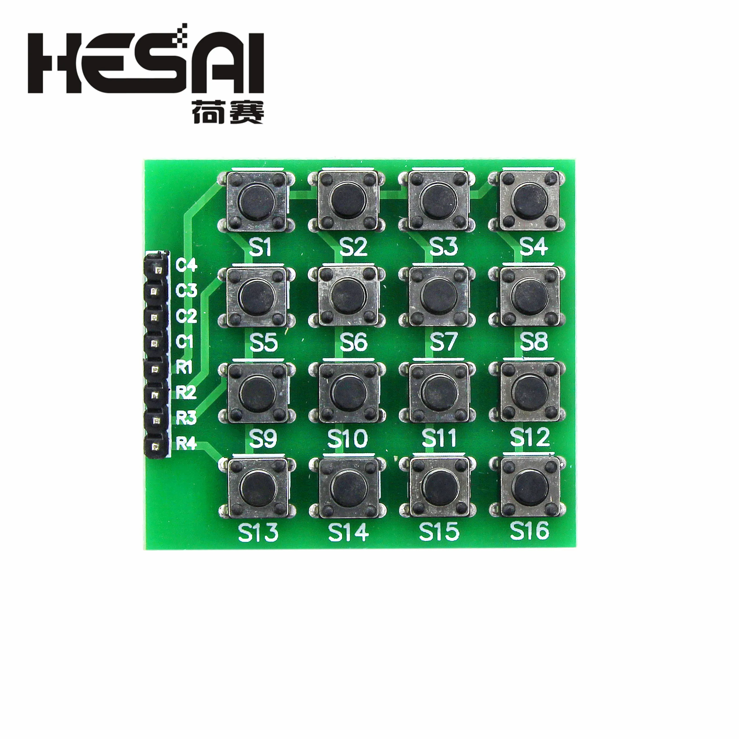 8pin 4x4 4*4 Matrix 16 Keys Button Keypad Keyboard Breadboard Module MCU for arduino Diy Kit