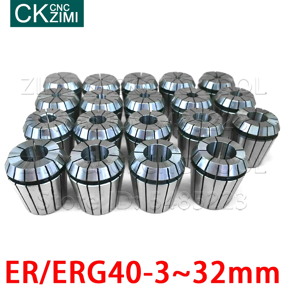 ER40 ERG40 3 مللي متر-32 مللي متر الربيع كوليت تشاك الحنفية Collets التنصت تشاك الصنابير CNC طحن أدوات حامل النقش آلة المغزل موتور