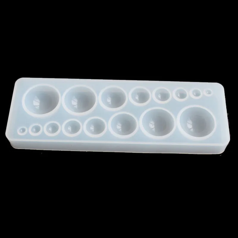 Silicone DIY Crystal Epoxy Resin Molds Time Stone Jewelry Making Crafts Round Handmade Cake Fondant Chocolate Tools