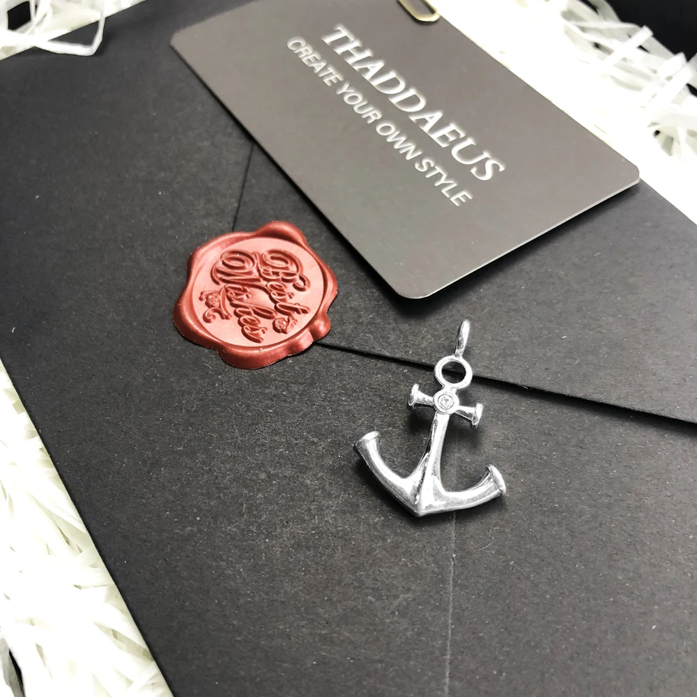 Anhänger Anker Klassische Winter Marke Mode Trendy Schmuck Europa 925 Sterling Silber Zubehör Geschenk Für Frau & Männer – Detail 3