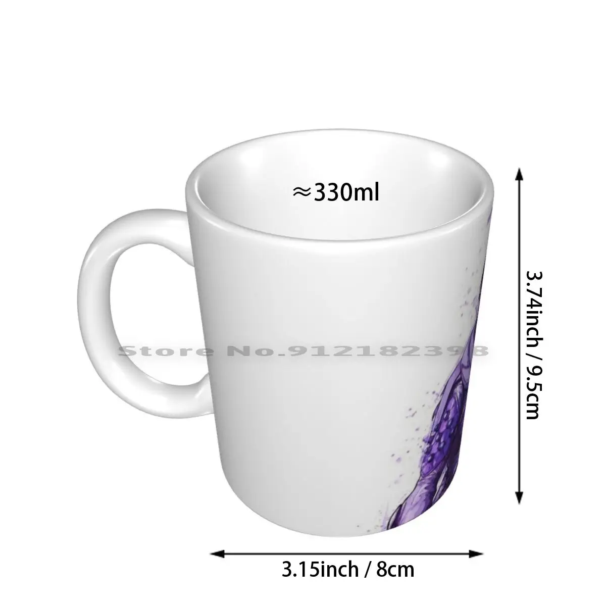 Apex Legends-Wraith Watercolor Art Painting Ceramic Mugs Coffee Cups Milk Tea Mug Apex Legends Apex Legends Apex Legends Apex