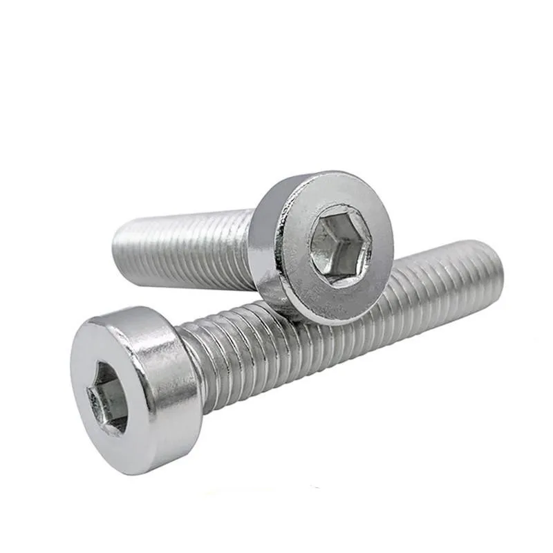 10/50 M3 M4 M5 M6 304 A2-70 stainless steel DIN7984 Hex Hexagon Socket Thin Low Short Profile Head Allen Cap Screw Bolt L=4-40mm