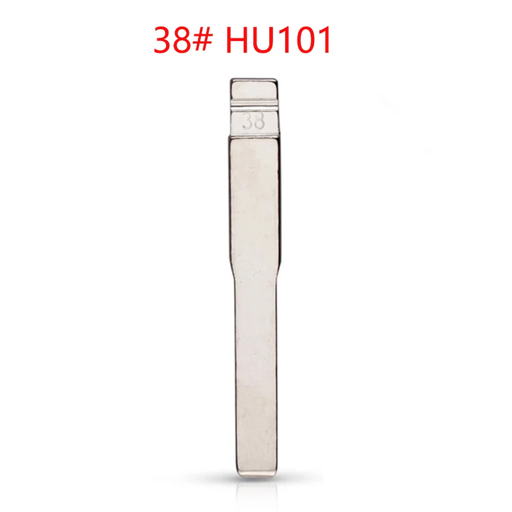 10Pcs/lot Uncut Metal 38# HU101 for ford Focus for KD keydiy xhorse VVDI remotes universal No.38