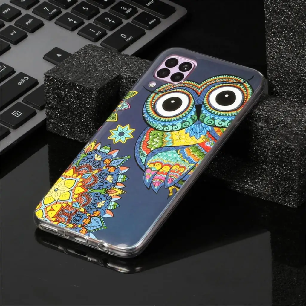 Donuts Half Wrapped Cases For Huawei P Smart 2019 Soft Silicone Protector Huawei estojo Honor 10 Lite P Smart Z P40 Pro Estuche