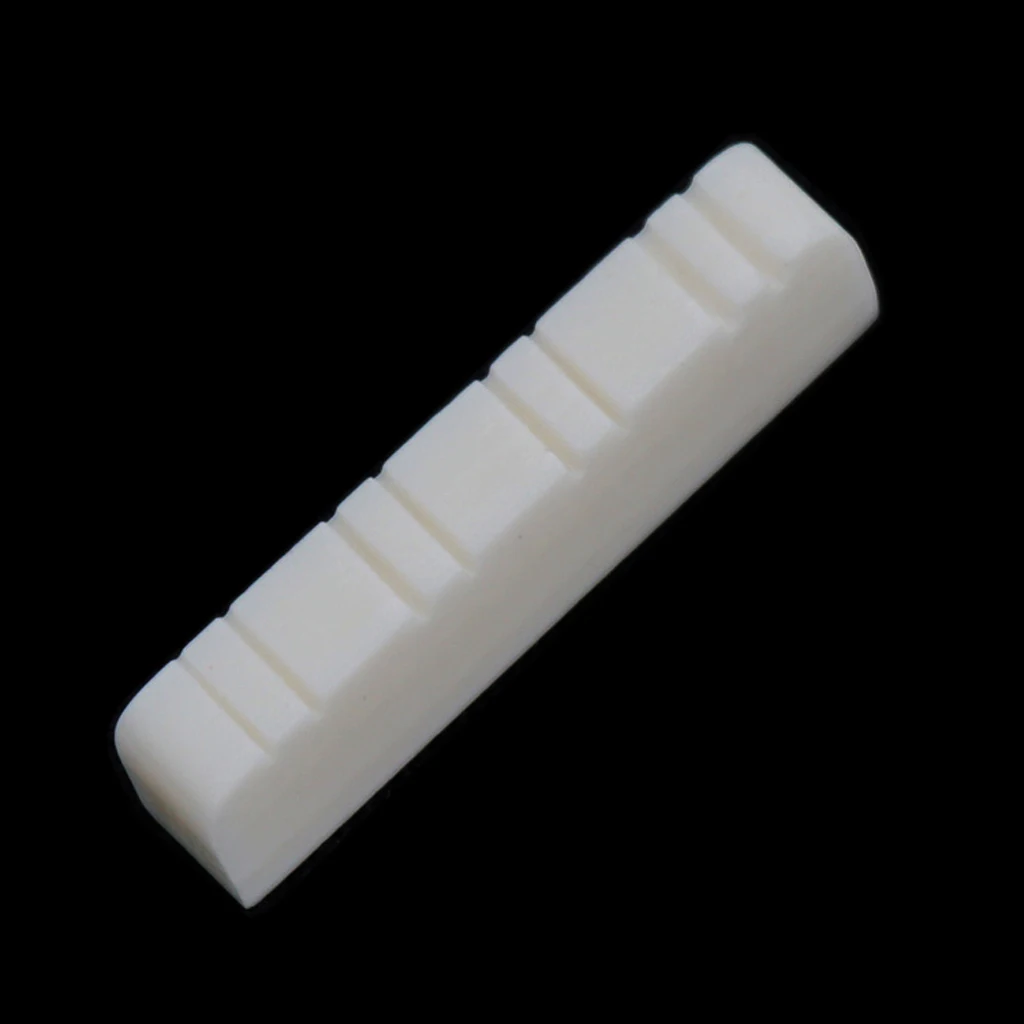 

1 Piece Bone Mandolin Bridge Nut Unslotted Nut for Mandolin Banjo Replacement