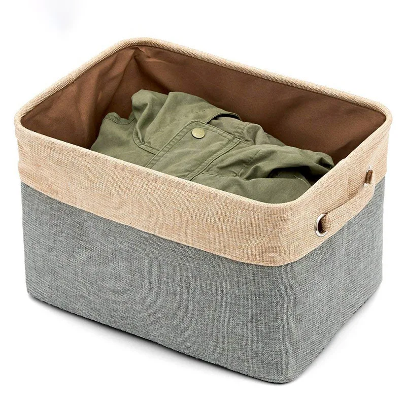 ERMAKOVA  Foldable Fabric Storage Bin Basket Toy Nursery Storage Container Laundry Clothes Basket Organizer Linen Storage Box