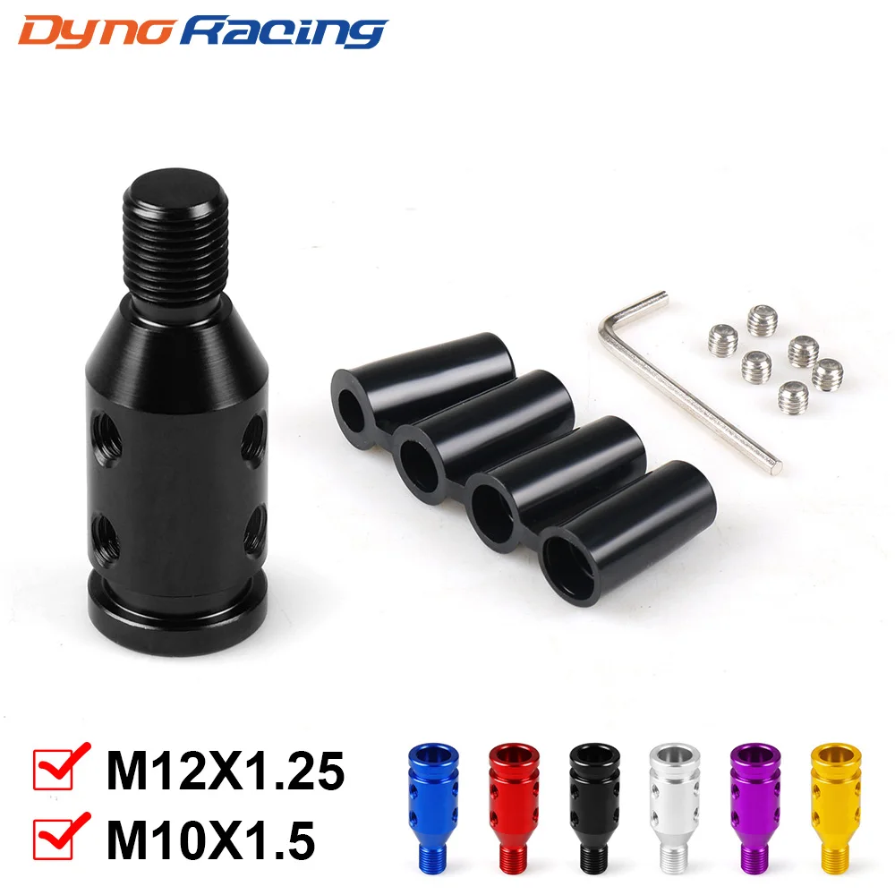 Universal Auto Manuelle Schaltknauf Adapter Für M10x1,5/M12x1,25 Gewinde Aluminium Legierung – Detail 4