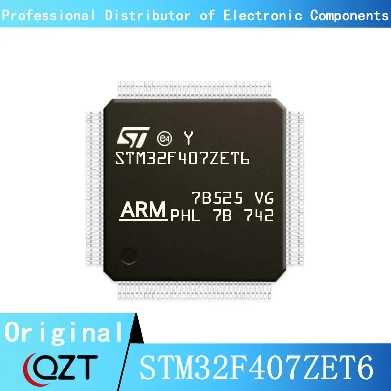 10 pçs/lote STM32F407 STM32F407ZE STM32F407ZET6 LQFP-144 chip do Microcontrolador Novo local