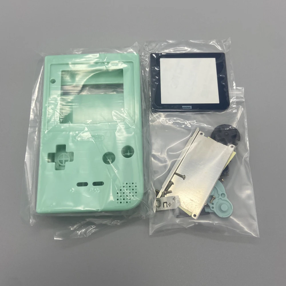 50 PCS a lot Plastic Housing Shell Full Set Case Cover Replacement for Gameboy Pocket Game Console for GBP Shell Case