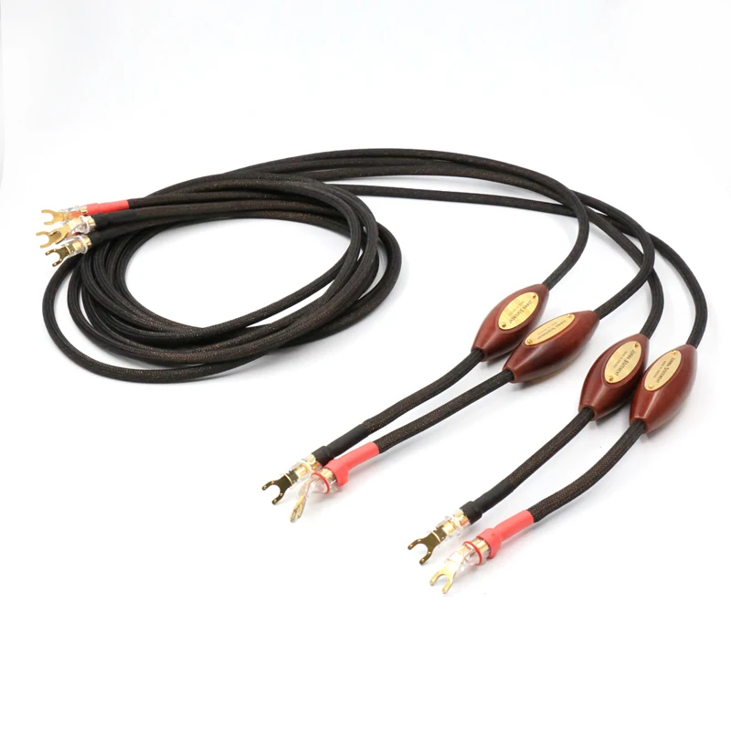 Hifi audio  Jorma Design Statement speaker cable,wire with WBT-0681Ag connector plug