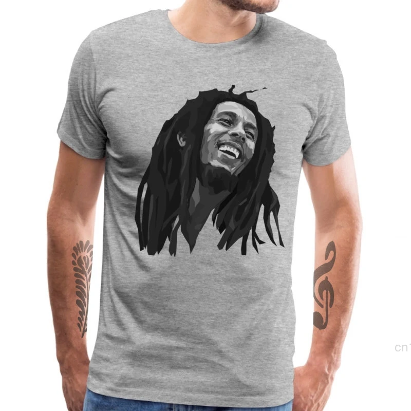 Legend Bob Marley T-shirt For Men Short Sleeve Tops & Tees Reggae Music Hip Hop New Fashion Cotton Mens Tshirt Funny T Shirts