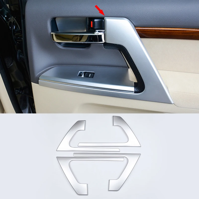 For Toyota Land Cruiser 200 FJ200 Accessories 2008-2017 Car Interior Door Handle Styling Cover trim