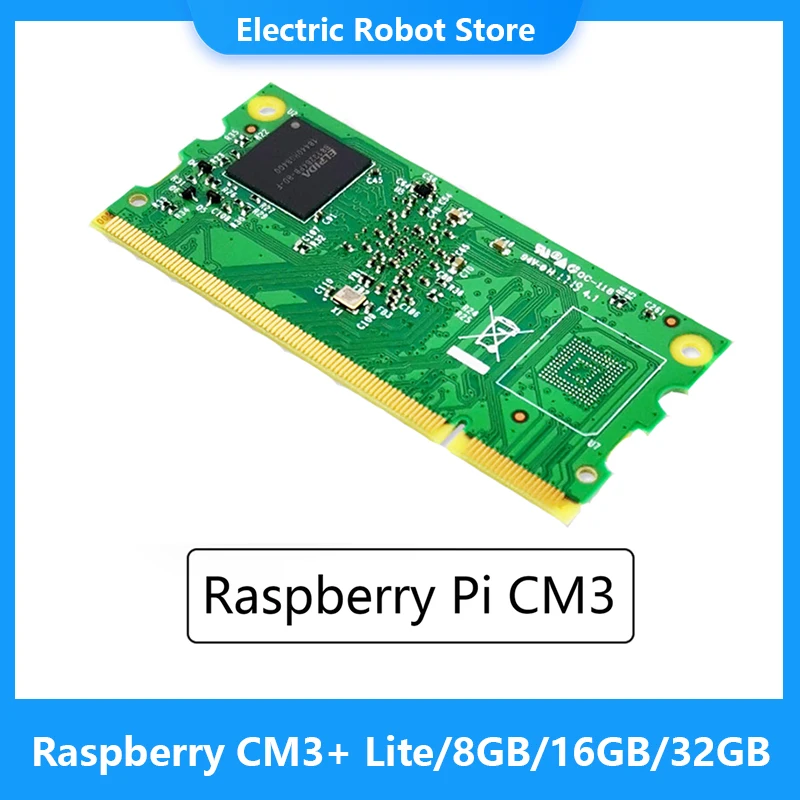 โมดูล Raspberry Pi Compute 3 + Lite/8GB/16GB/32GB1GB RAM 64-Bit 1.2GHz BCM Raspberry Pi 3 SODIMM Connector สนับสนุน Window10