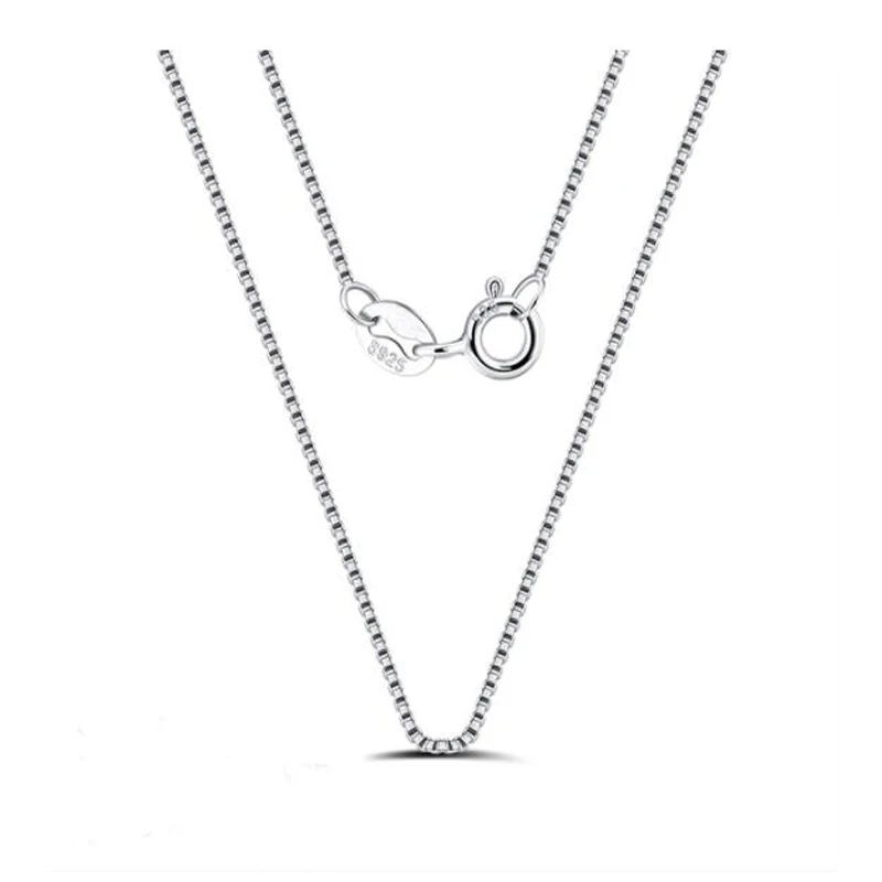 SOMILIA 2023 Fashion Necklace Box Chain Choker Silver 925 Jewelry 18K Gold Necklace Neck for Women DIY Initial Necklace