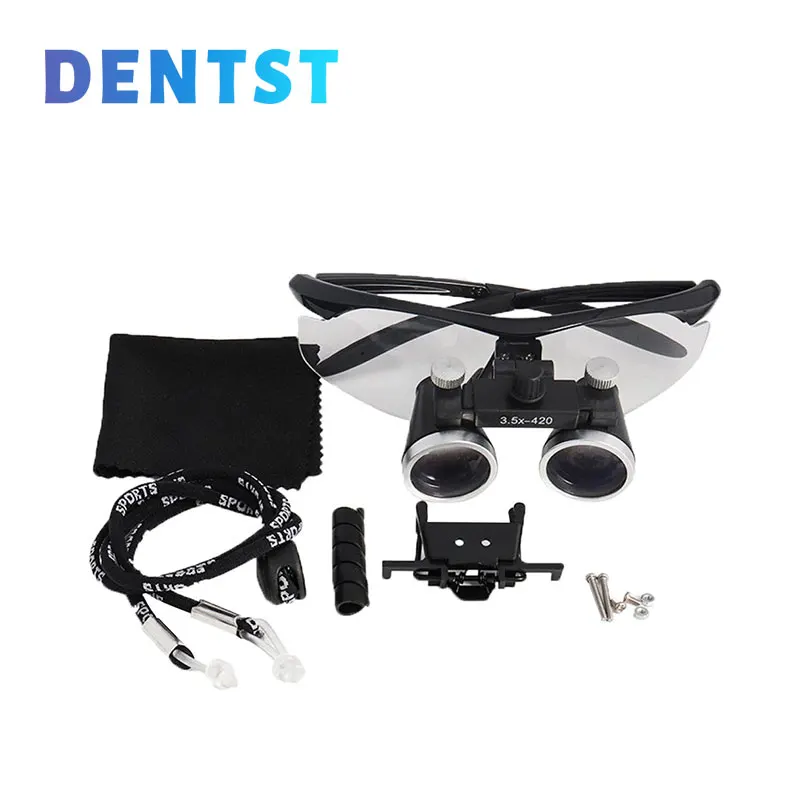 Dentistry Binoculars Magnifier 2.5X 3.5X Magnification Ultra-lightweight Dental Loupes Len for Dental Surgery Treatment