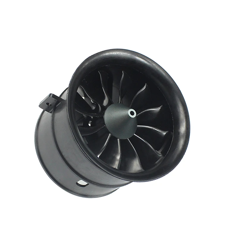 QX-MOTOR High Quality 70mm 12blades EDF Kit Multi-Blade Fan Brushless Motor CW CCW For RC Airplane Model RC Drone