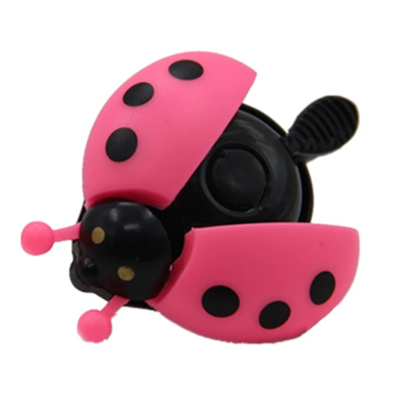 Bike Bells Alarm Horn Bicycle Ladybug Bell Ladybird Alarm Bell Ring Horns Bike Metal Handlebar Horn Cycling Safety Accessories