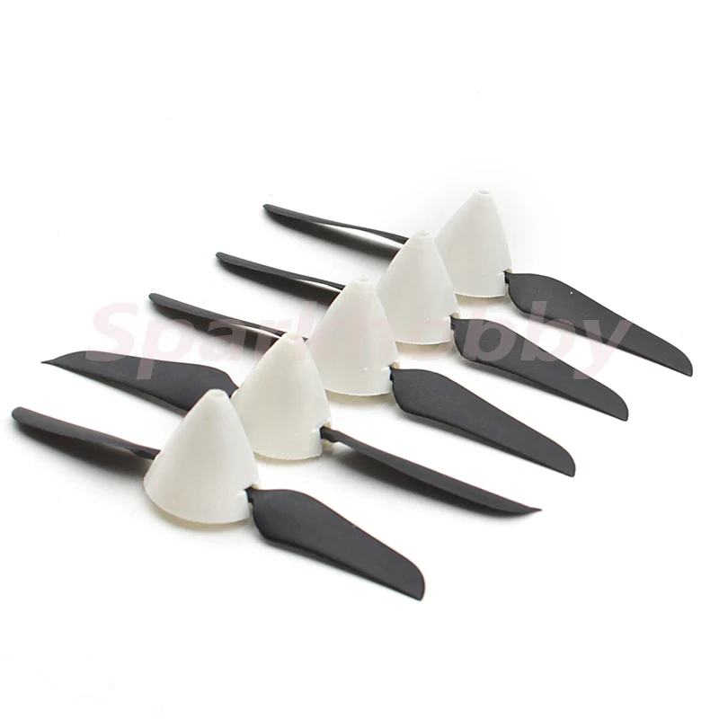 2set SPARKHOBBY 4.5x3/5.1x3.1/5.5x3.3 Mini Folding Propeller Paddle with 2.0mm aperature Prop Spinner Cover for RC Glider drones