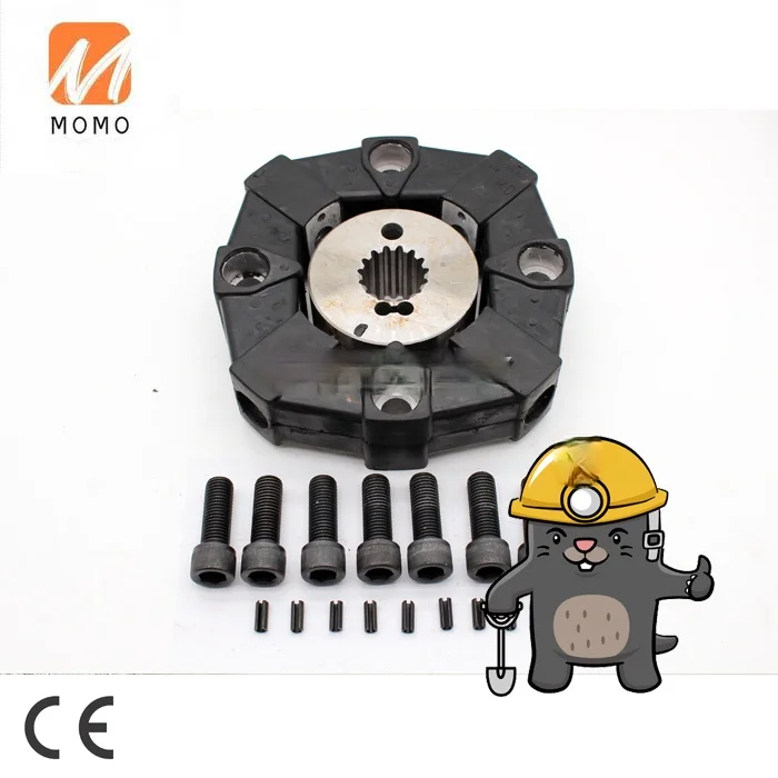 EXCAVATOR CPLG: 80AS replacement for  coupling size 80, natural rubber Excavator Parts on Hydraulic